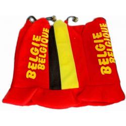 Belletjeshoed Belgie met Belgische vlag | EK Voetbal 2020 2021 | België belhoed | Rode Duivels supporter | Belgie souvenir | Belgium Belgique